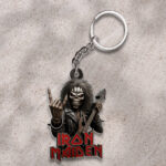 Iron Maiden Custom Shape 2-sided Keychain - TMTHU1270