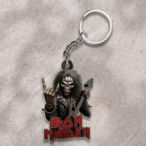 Iron Maiden Custom Shape 2-sided Keychain - TMTHU1270