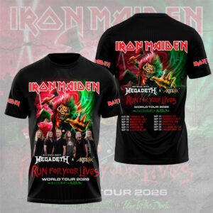 Iron Maiden Run for Your Lives 2026 3D Apparel - TMTHU1711