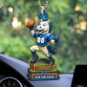 Indianapolis Colts 2025 Season Custom shape 2-sided Acrylic Car Ornament - HOATT13671