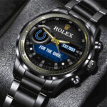 Indianapolis Colts x Rolex Black Stainless Steel Watch - MAITM13209
