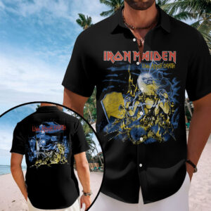 Iron Maiden Short Sleeve Button-Down Shirt – TANTN17756