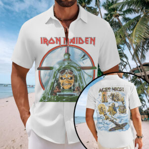 Iron Maiden Short Sleeve Button-Down Shirt – TANTN17758