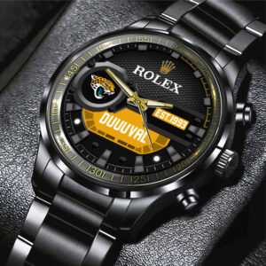 Jacksonville Jaguars x Rolex Black Stainless Steel Watch - MAITM13210
