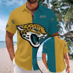 Jacksonville Jaguars Short Sleeve Button-Down Shirt - MAITM13558