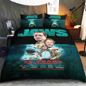 Jaws 3-Piece Duvet Bedding Set - HOATT 10664