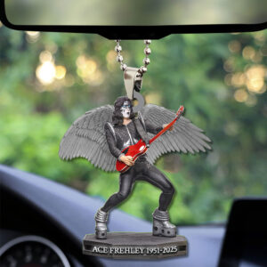 KISS x Ace Frehley Custom shape 2-sided Acrylic Car Ornament - TMTHU1614