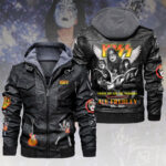 KISS x Ace Frehley 2D Leather Hooded Jacket - HOATT14011