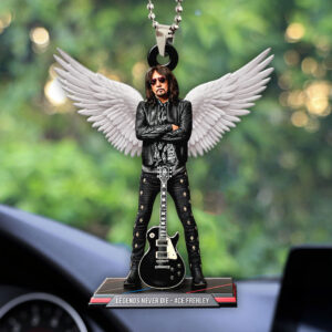 KISS x Ace Frehley Custom shape 2-sided Acrylic Car Ornament - HOATT13991