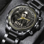 KISS x Ace Frehley Black Stainless Steel Watch - MAITM13503