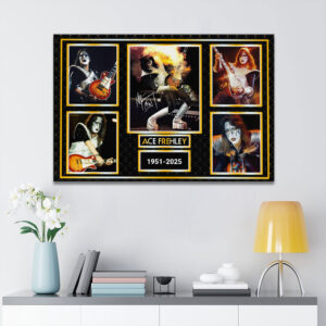 KISS x Ace Frehley Rectangle Canvas With Inner Frame - HOATT14067