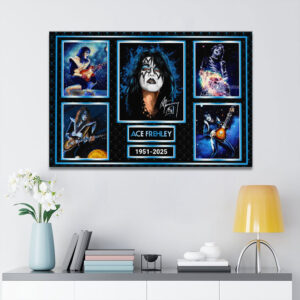 KISS x Ace Frehley Rectangle Canvas With Inner Frame - HOATT14204