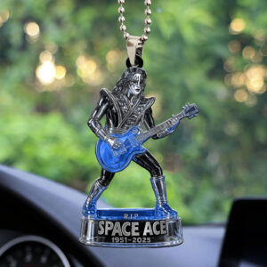 KISS x Ace Frehley Custom shape 2-sided Acrylic Car Ornament - GNENEW694