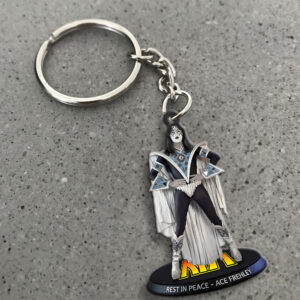 KISS x Ace Frehley Custom Shape 2-sided Keychain - MAITM13511