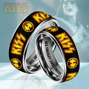 KISS x Ace Frehley Custom Alloy Ring - HOATT14096