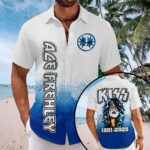 KISS x Ace Frehley Short Sleeve Button-Down Shirt - MAITM13594
