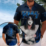 KISS x Ace Frehley Short Sleeve Button-Down Shirt - HOATT13917
