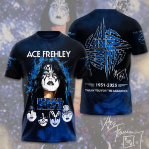 KISS x Ace Frehley 3D Apparel - HOATT13993
