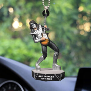 KISS x Ace Frehley Custom shape 2-sided Acrylic Car Ornament - TMTHU1550