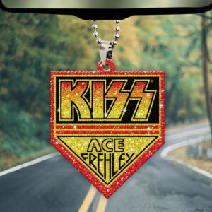 KISS x Ace Frehley Custom shape 2-sided Acrylic Car Ornament - TMTHU1582