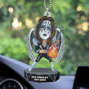 KISS x Ace Frehley Custom shape 2-sided Acrylic Car Ornament - TMTHU1617