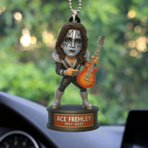 KISS x Ace Frehley Custom shape 2-sided Acrylic Car Ornament - TMTHU1553