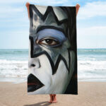 KISS x Ace Frehley Rectangle Beach Towel - TMTHU1615