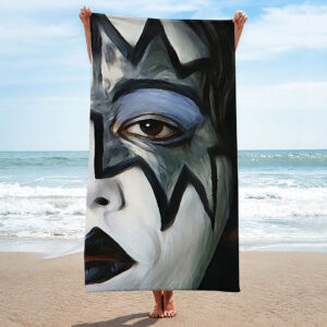 KISS x Ace Frehley Rectangle Beach Towel - TMTHU1615