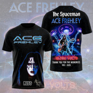 KISS x Ace Frehley 3D Apparel - TMTHU1551