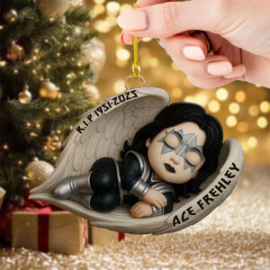 KISS x Ace Frehley Custom Shape 2-sided Acrylic Ornament – HOATT14066