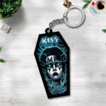 KISS x Ace Frehley Custom Shape 2-sided Keychain - GNENEW675