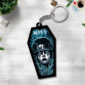 KISS x Ace Frehley Custom Shape 2-sided Keychain - GNENEW675