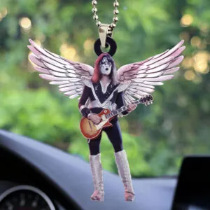 KISS x Ace Frehley Custom shape 2-sided Acrylic Car Ornament - HOATT13921