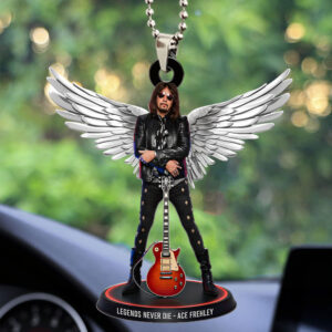 KISS x Ace Frehley Custom shape 2-sided Acrylic Car Ornament - HOATT13989