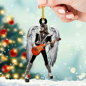 KISS x Ace Frehley Custom Shape 2-sided Acrylic Ornament – HOATT13973