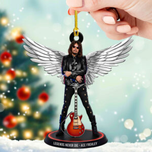 Kiss x Ace Frehley Custom Shape 2-sided Acrylic Ornament – HOATT13988