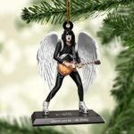 KISS x Ace Frehley Custom Shape 2-sided Acrylic Ornament – HOATT13997