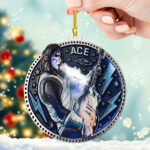 KISS x Ace Frehley Custom Shape 2-sided Acrylic Ornament – HOATT14126