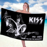 KISS x Ace Frehley Rectangle Beach Towel - GNE4570