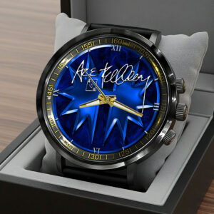 KISS x Ace Frehley Black Stainless Steel Watch - HOATT13978