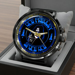 KISS x Ace Frehley Black Stainless Steel Watch - HOATT14033