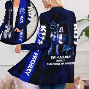 KISS x Ace Frehley Women's Patch Pocket Cardigan - HOATT14169