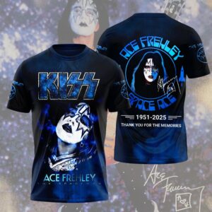 KISS x Ace Frehley 3D Apparel - HOATT14133