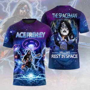 KISS x Ace Frehley 3D Apparel - HOATT13992