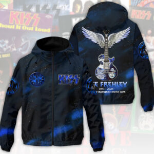 KISS x Ace Frehley 3D Windbreaker Jacket - HOATT14135