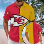 Kansas City Chiefs Short Sleeve Button-Down Shirt - MAITM13559