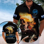KISS x Ace Frehley Short Sleeve Button-Down Shirt - MAITM13461