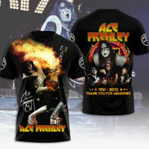 KISS x Ace Frehley 3D Apparel - TANTN17880