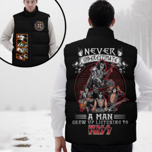 KISS 3D Sleeveless Down Jacket - TANTN 2587