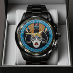 KISS x Ace Frehley Black Stainless Steel Watch - TANTN17567